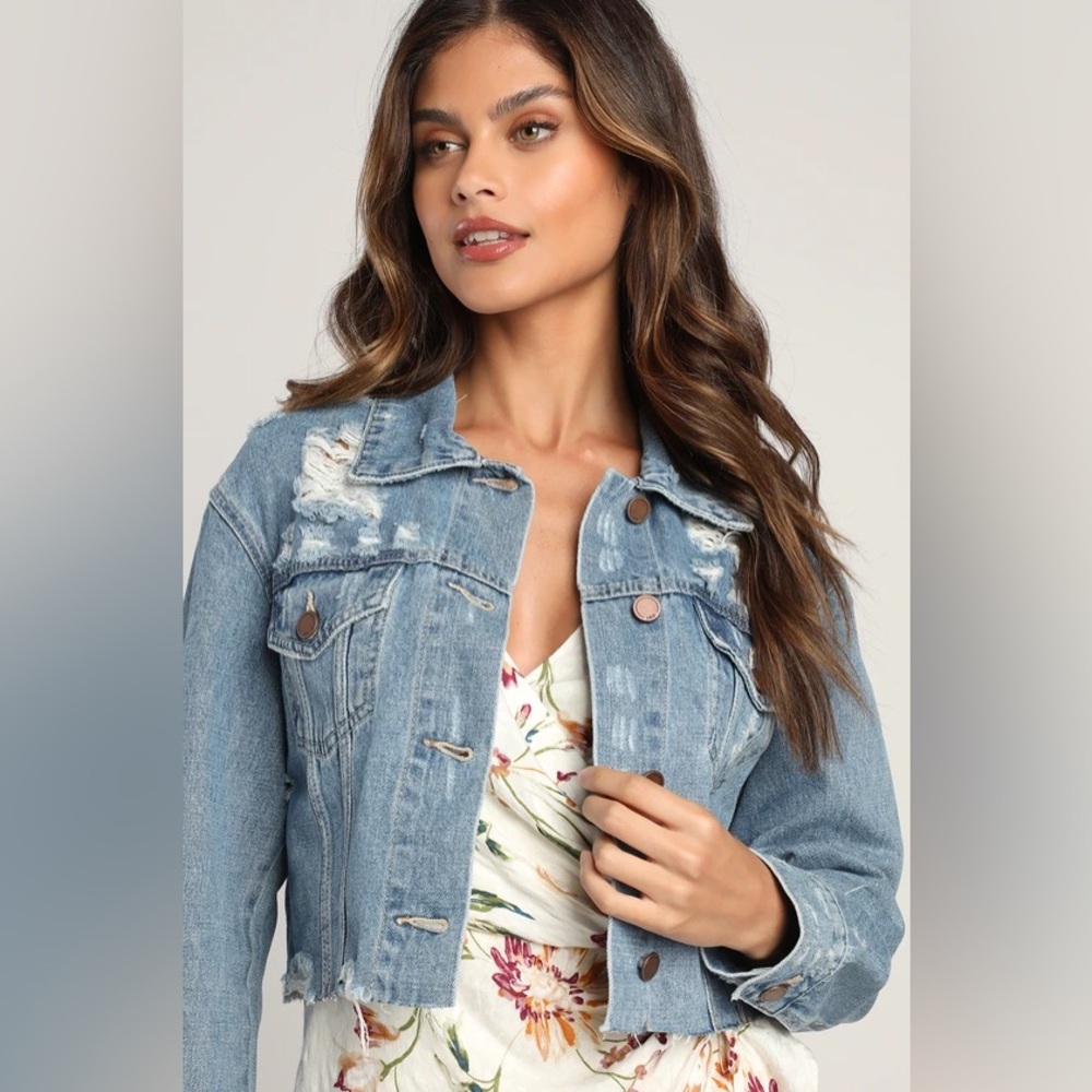 JBD Cropped Denim Jacket